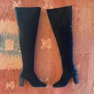 Stuart Weitzman Black Over the Knee Boots size 7.5